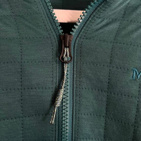 Marmot Men's Teal Half-Zip Crewneck Sweater - Picture 7 of 9